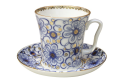 Winding Twig Mug and Saucer, Leningrad Shape