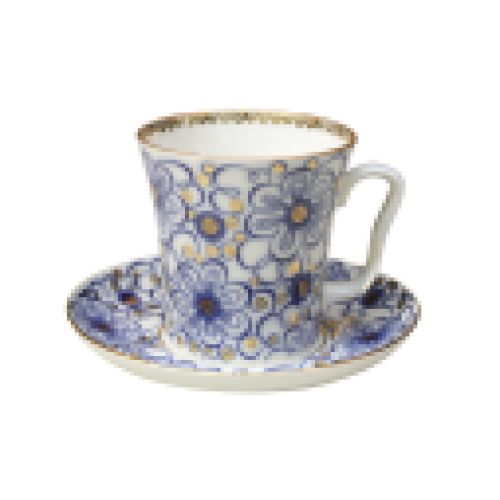 Winding Twig Mug and Saucer, Leningrad Shape
