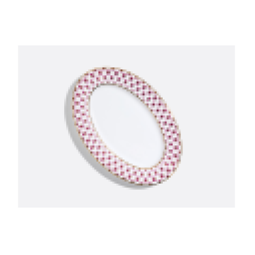 Net Blues 2 Oval Fish Dish, European Shape, 230 mm