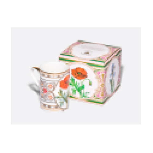 Oriental Poppy Mug, Solo Shape, 400 ml, Gift Set