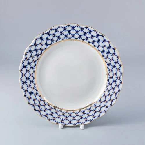 Cobalt Net Plate, Tulip Shape, 270 mm Cobalt Net Plate, Tulip Shape, 270 mm