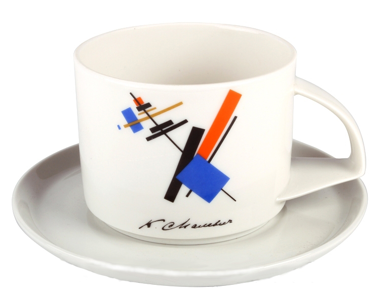 Tea Cup and Saucer Suprematism Malevich 10 oz/295 ml