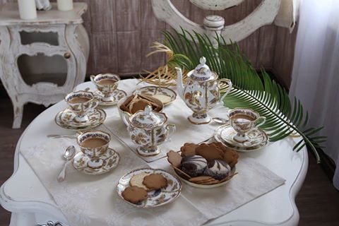 Lomonosov Porcelain Tea Cup and Saucer Bone China Fantastic Butterflies  