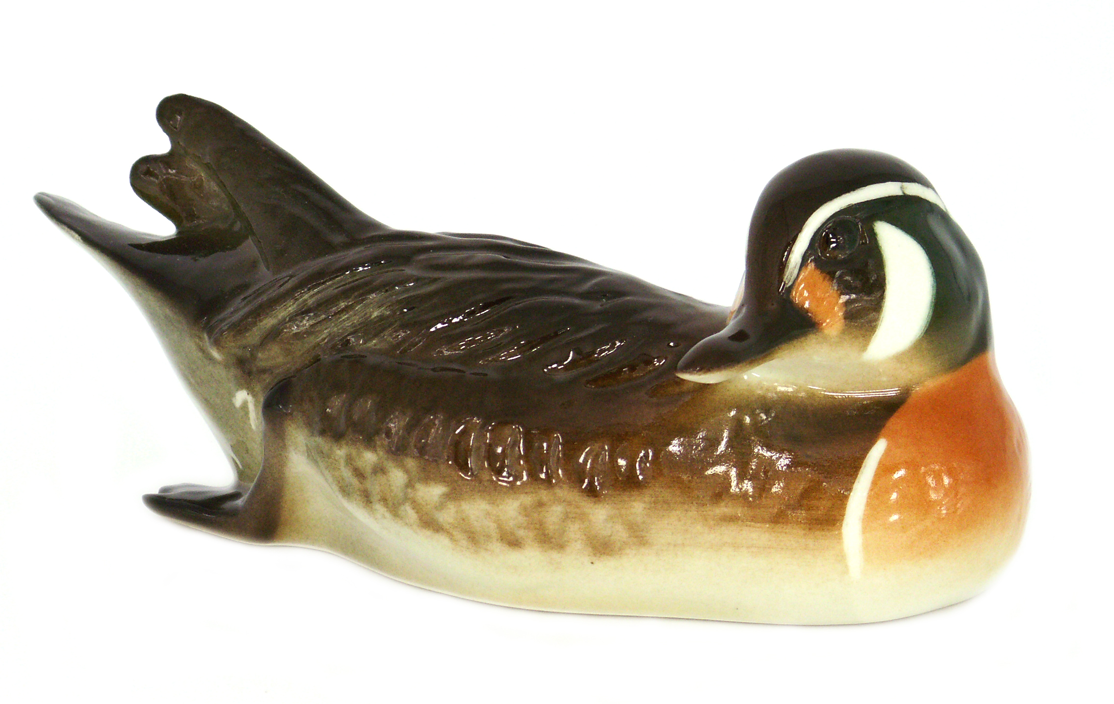 Baikal Duck #1 Lomonosov Porcelain Figurine