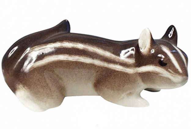 Chipmunk Lomonosov Porcelain Figurine #2