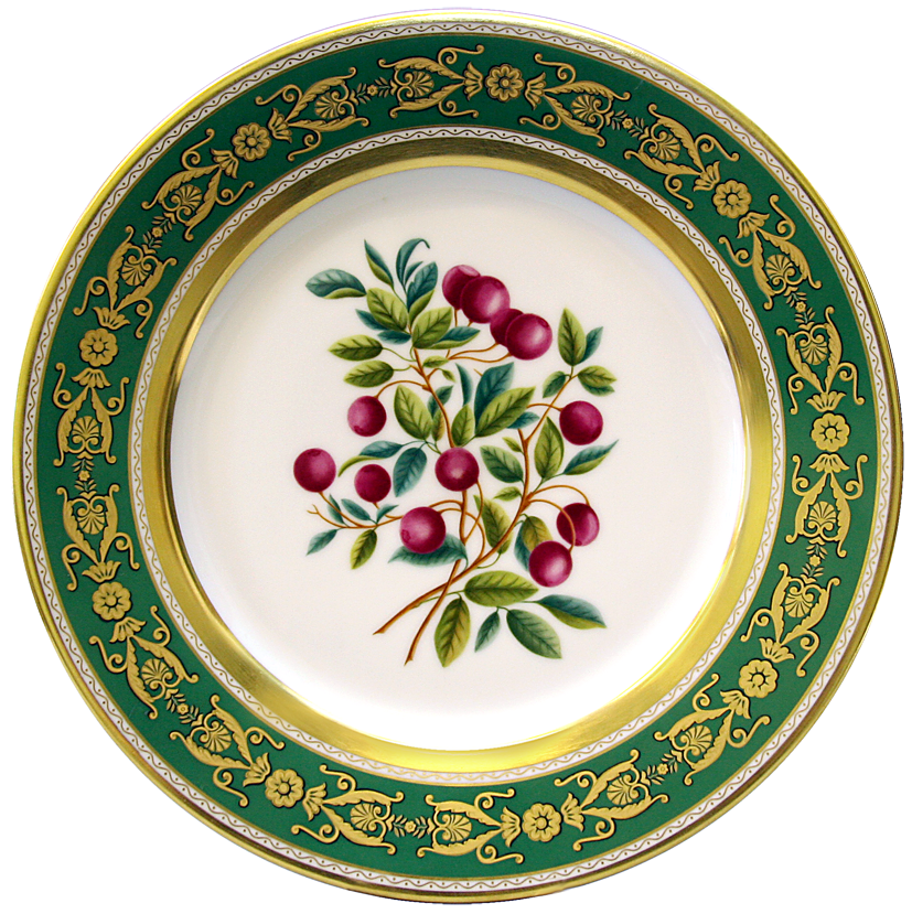 Decorative Wall Plate 10.4"/265 mm Foxberry Lomonosov Porcelain