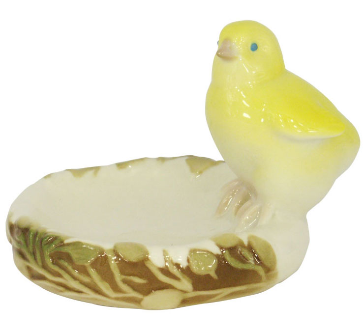 Easter Chicken in the Nest Lomonosov Porcelain Figurine