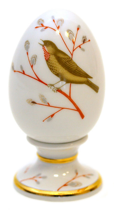 Easter Egg on Stand Spring Song Lomonosov Porcelain
