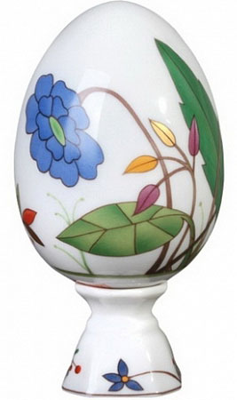 Easter Egg on Stand Sunny Flower Lomonosov Porcelain