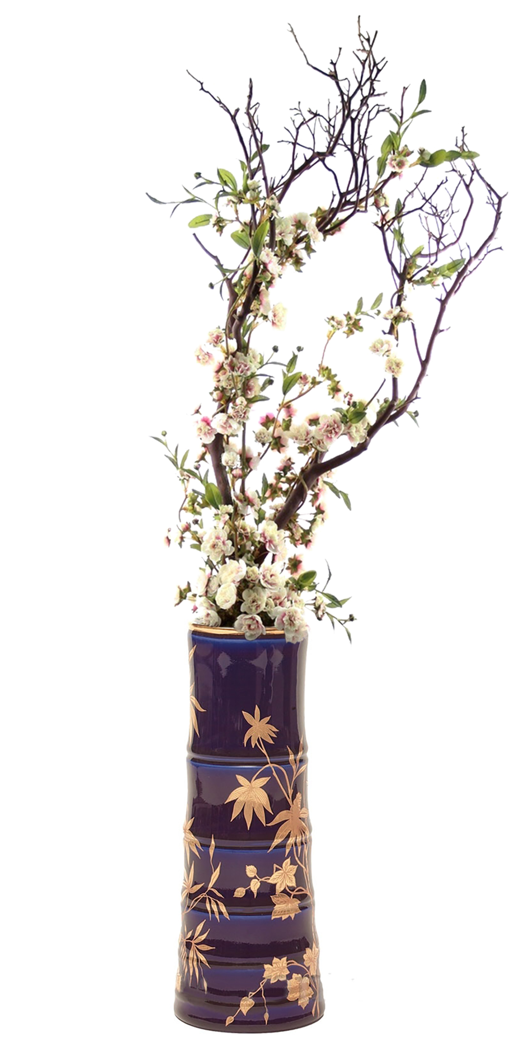 Flower Vase Bamboo Lomonosov Porcelain