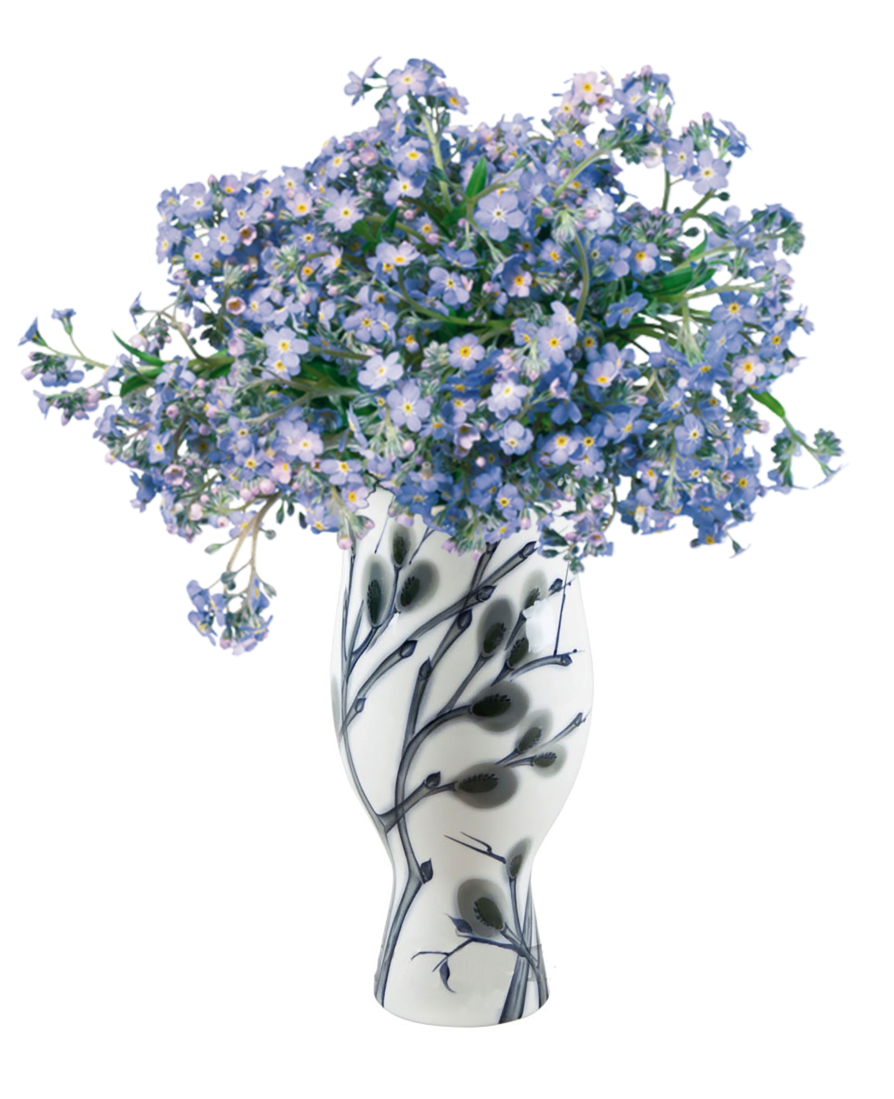 Flower Vase Willow Lomonosov Porcelain