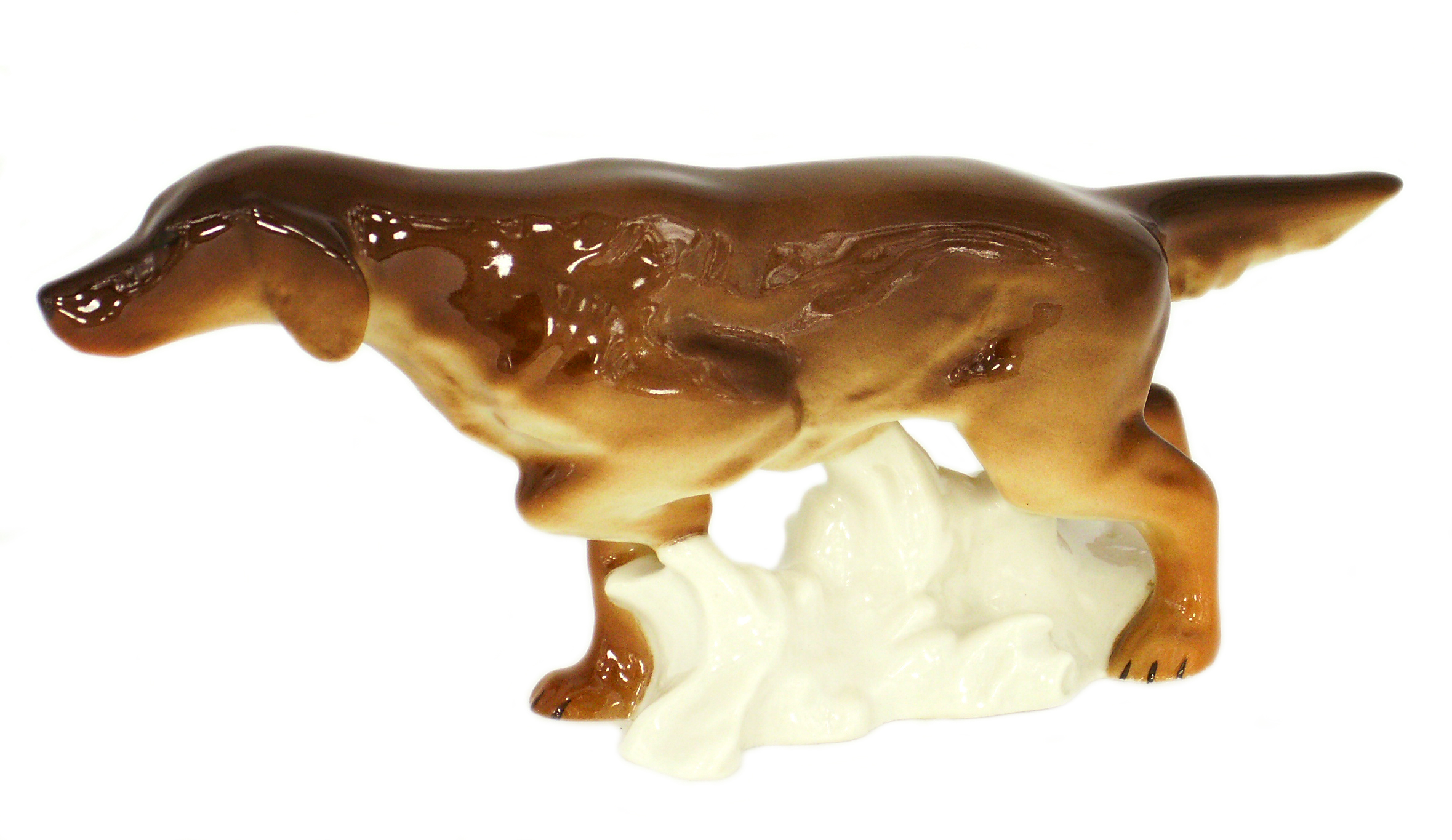 Irish Setter Dog Lomonosov Figurine