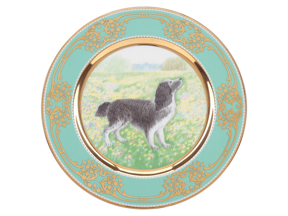 Decorative Wall Plate Spaniel Dog 10.7"/270 mm 