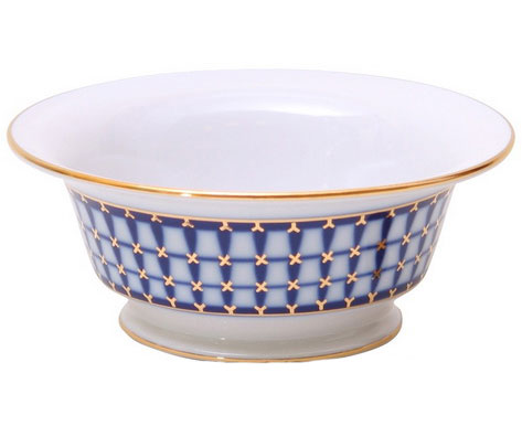 Lomonosov Porcelain Salad Bowl Classic of Petersburg (2 serv.) 9oz/270ml