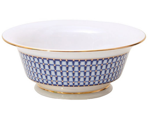 Lomonosov Porcelain Salad Bowl Classic of Petersburg 6 serv. 47.3 fl.oz/1400 ml