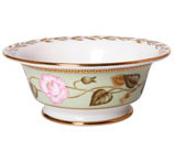 Lomonosov Porcelain Salad Bowl Jade Background (2 serv.) 9oz/270ml