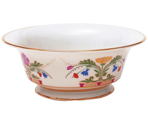 Lomonosov Porcelain Salad Bowl Moscow River 6 serv. 47.3 oz/1400 ml
