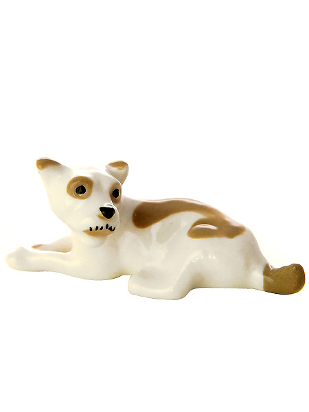 Mongrel Dog Lomonosov Figurine