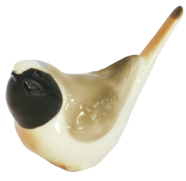 Redstart Bird Lomonosov Porcelain Figurine
