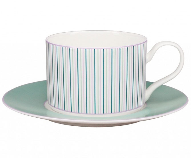 Lomonosov Porcelain Tea Set Cup and Saucer Tea Symphony 9.1oz/270 ml