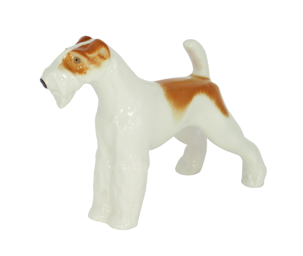 Fox Terrier Dog Lomonosov Figurine