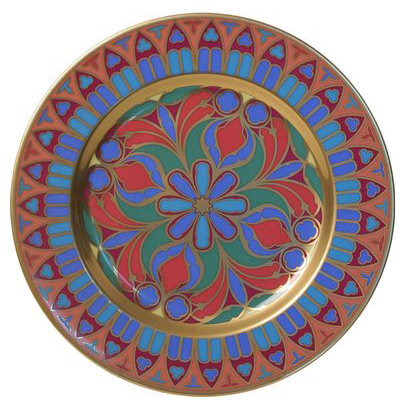 Decorative Wall Plate Mazarin Gothic #10 10.4"/265 mm Lomonosov Porcelain
