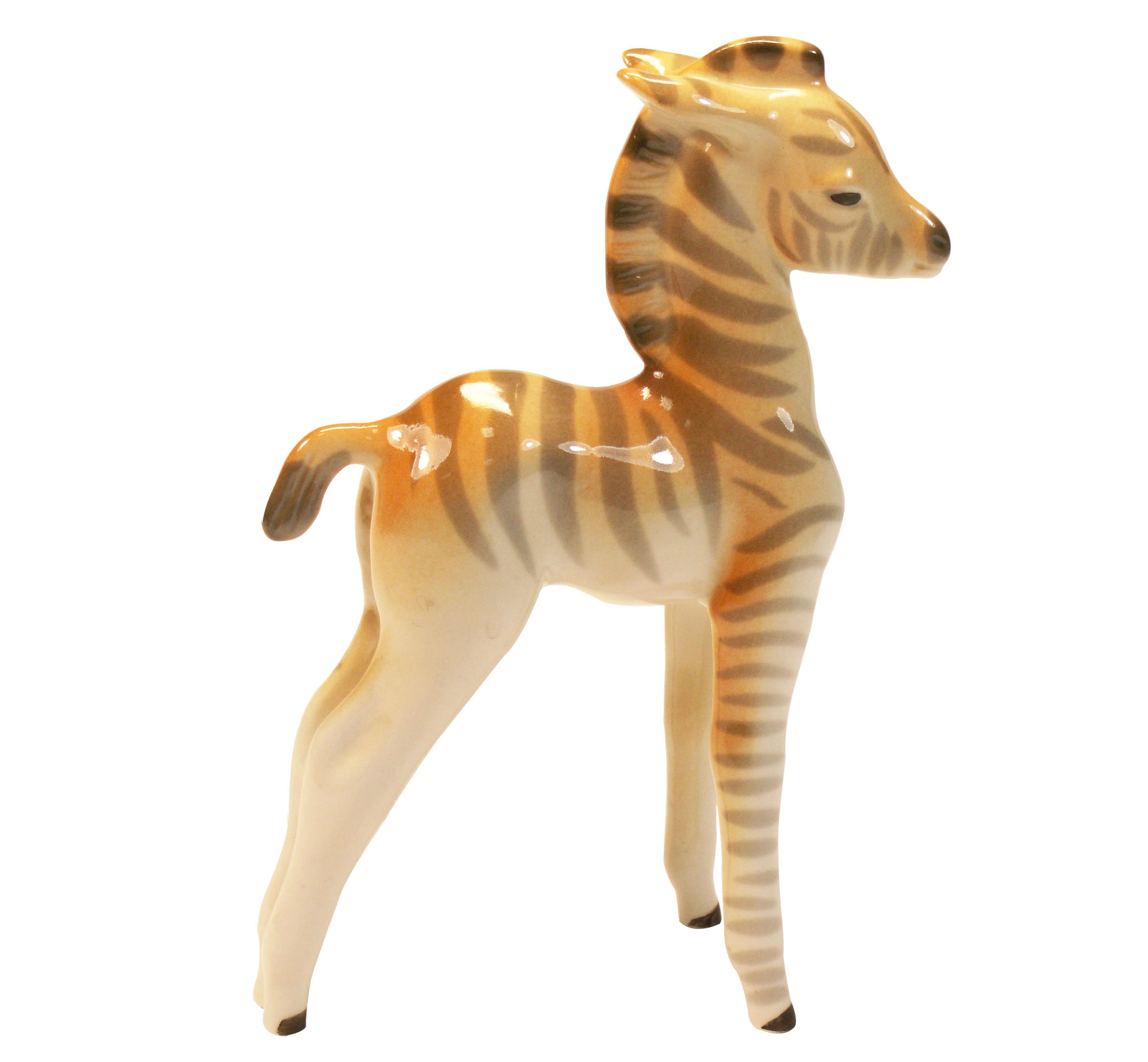 Zebra Baby Lomonosov Porcelain Figurine