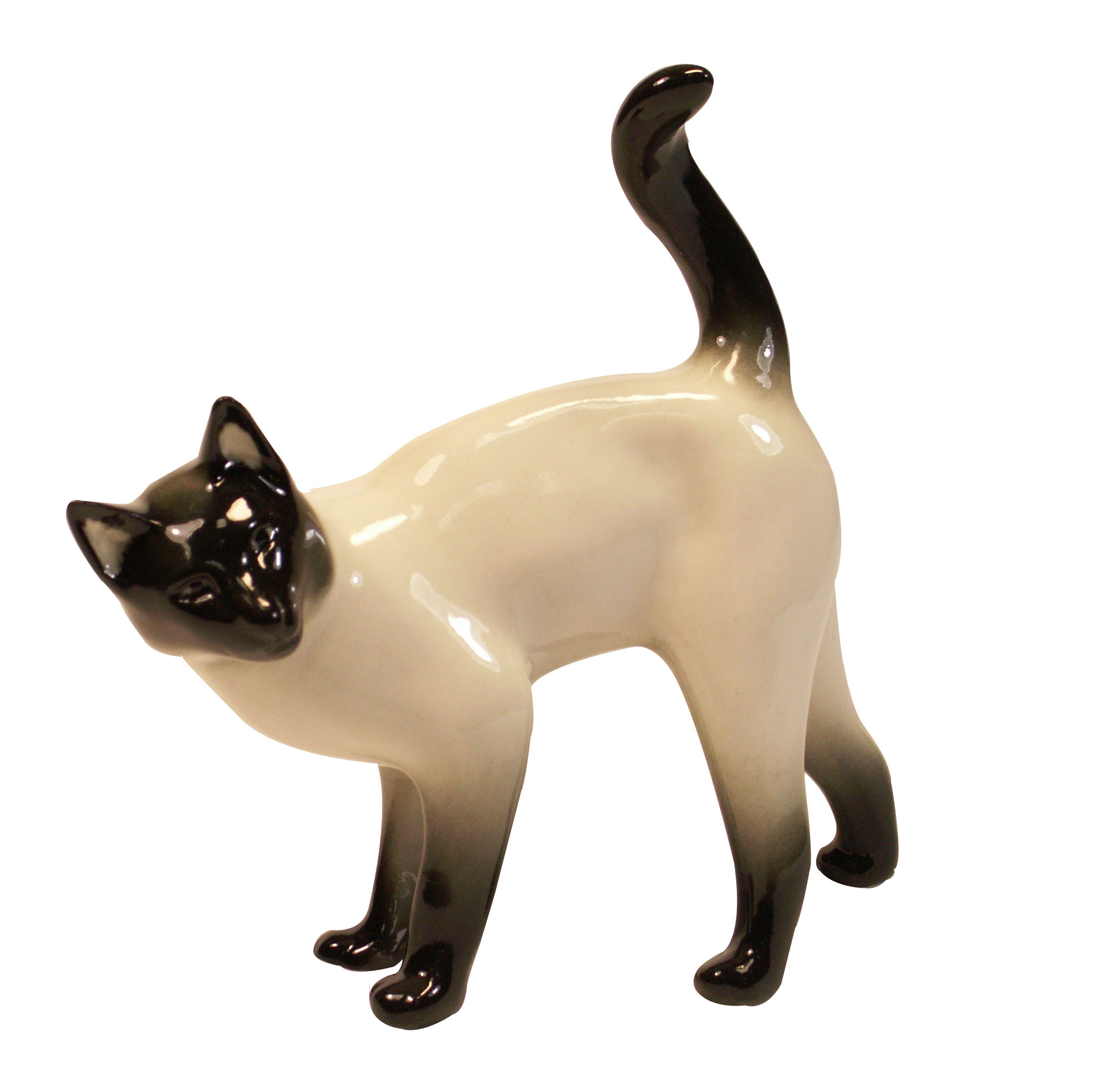 Cat Siamese Lomonosov Porcelain Figurine
