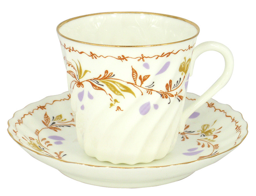Bone China Twist Tea Cup and Saucer Karelia 5.24 fl.oz/155ml