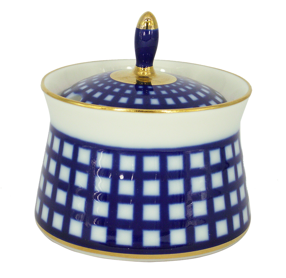 Porcelain Dressing Bowl Cobalt Cell 6.8 fl.oz/200 ml
