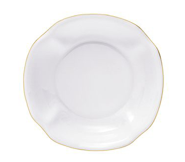 Bone China Porcelain Jam Dish Natasha Golden Ribbon D 4"