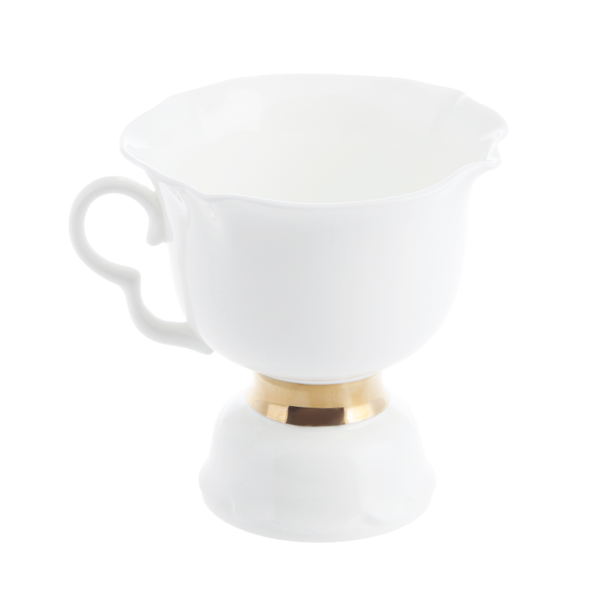 Exclussive Bone China Tea Set White Flower 2pc 6.8 oz/200 ml