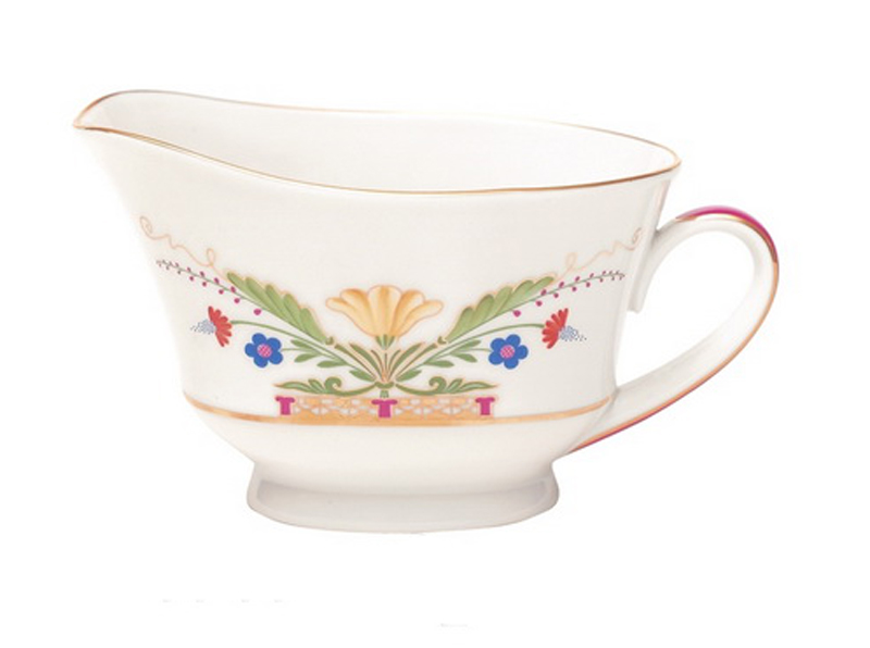 Lomonosov Porcelain Gravy Boat Moscow River 13.5 fl.oz/400 ml