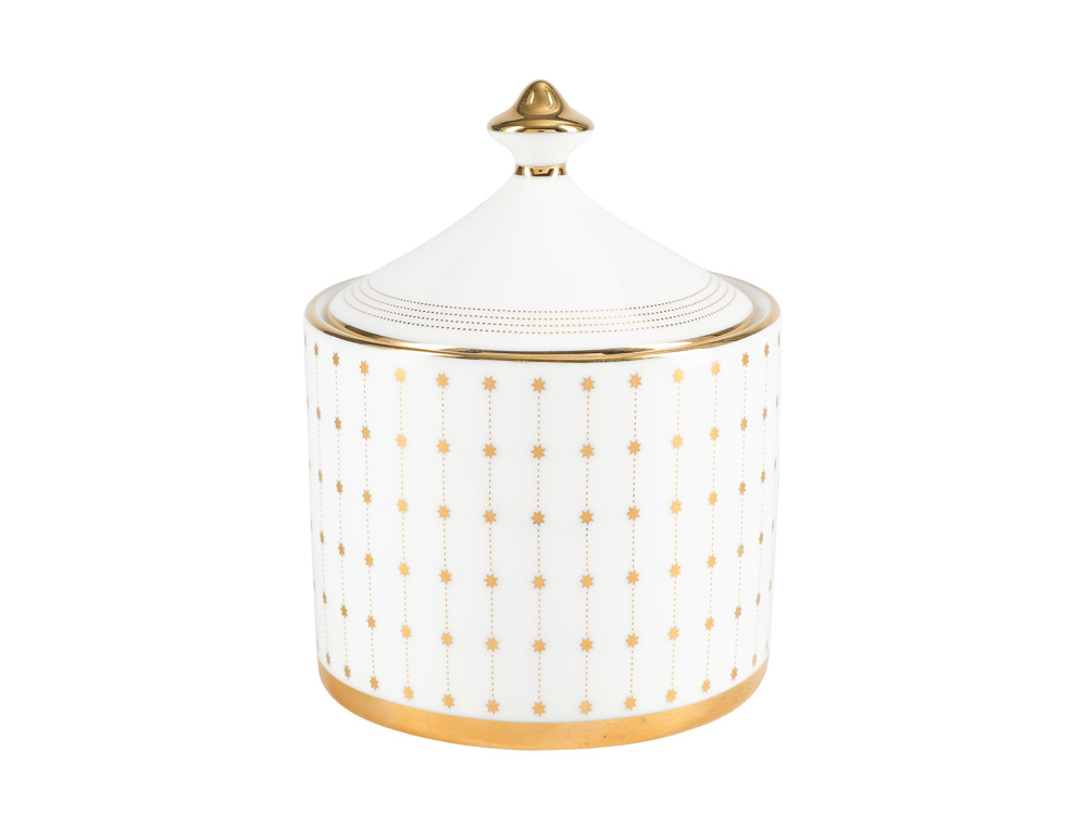 Lomonosov Porcelain Sugar Bowl Azur Golden