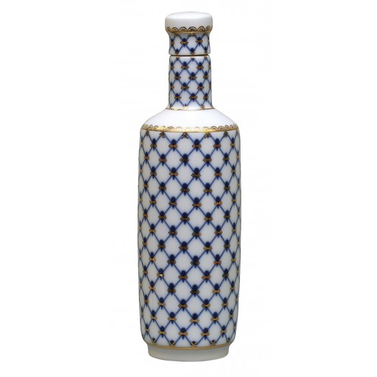 Lomonosov Porcelain Decanter Whiskey/Vodka Cobalt Net 20 oz/600 ml