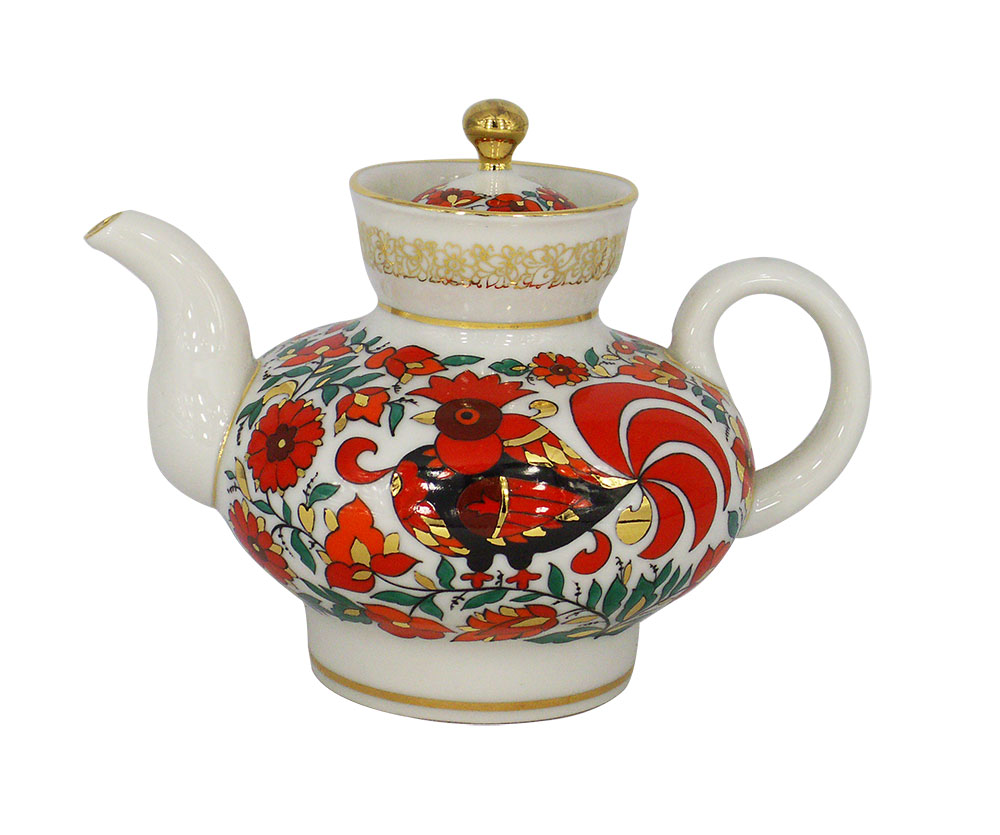 Lomonosov Porcelain Teapot Russian Pattern Malysh 1 cup 8.5 oz/250 ml