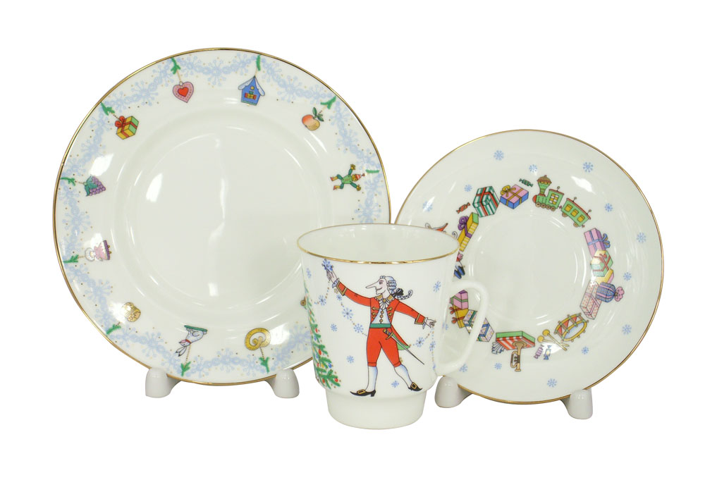 Bone China Cup and Saucer May Ballet Nutcracker 5.6 fl.oz/165 ml 3 pc